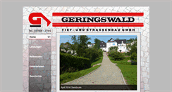 Desktop Screenshot of geringswald.com