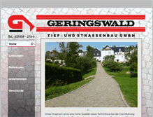 Tablet Screenshot of geringswald.com
